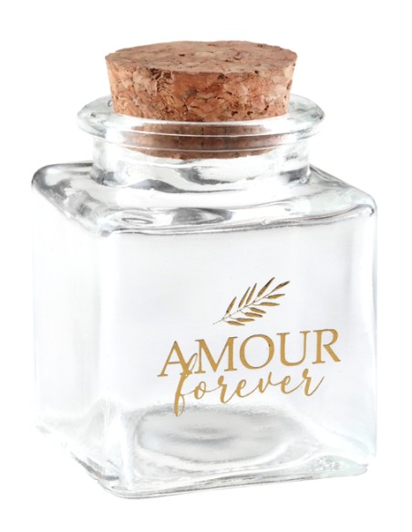 Pot carré Amour Forever Or