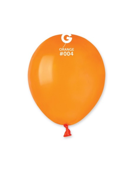 Sachet de 50 ballons 13 cm orange