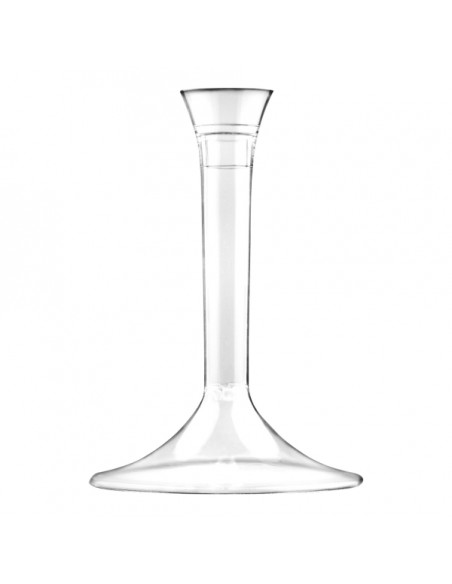 Pied de verre Transparent