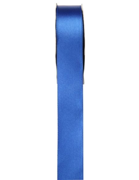 Ruban satin double face Bleu
