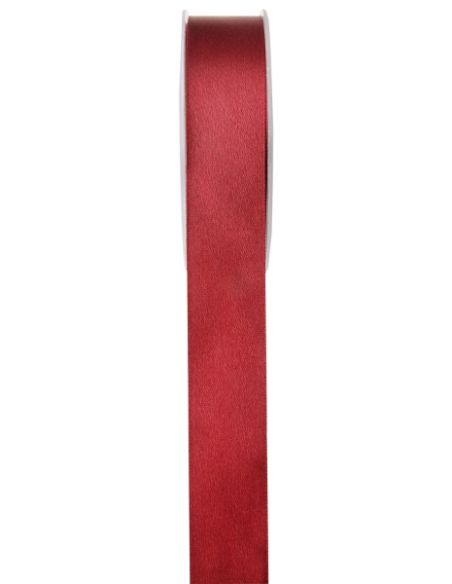 Ruban satin double face Bordeaux