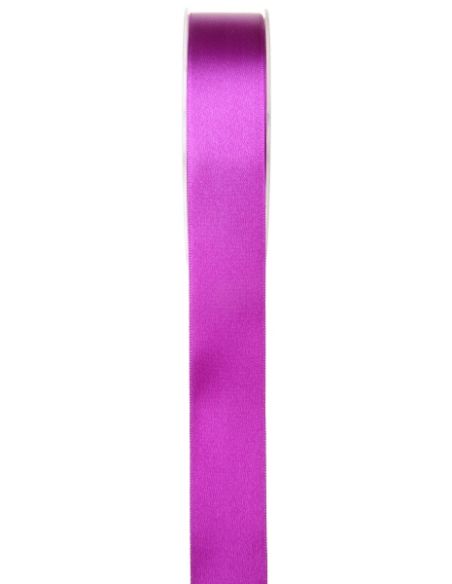 Ruban satin double face Prune
