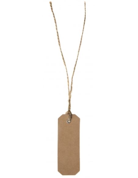 Marque-place rectangle cordon Kraft