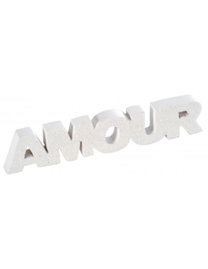 Lettres Amour Blanc Faites La Fête Accessoires de décoration