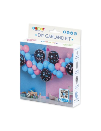 kit arche de ballon gender reveal 3 Mètres Faites La Fête Arche de ballons