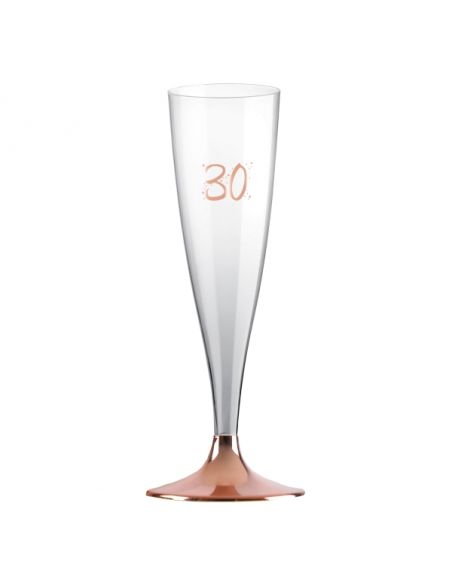 Flûte âge rose gold 30 ans