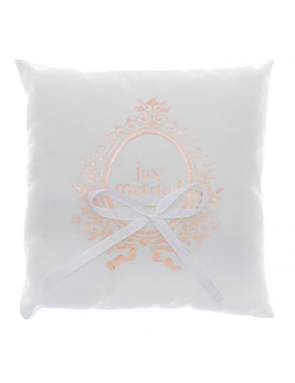 Coussin Just Married Rose Faites La Fête Accessoires de décoration