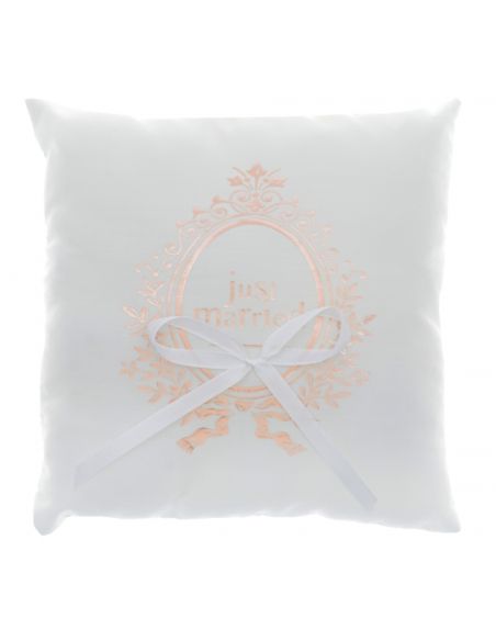 Coussin Just Married Rose
