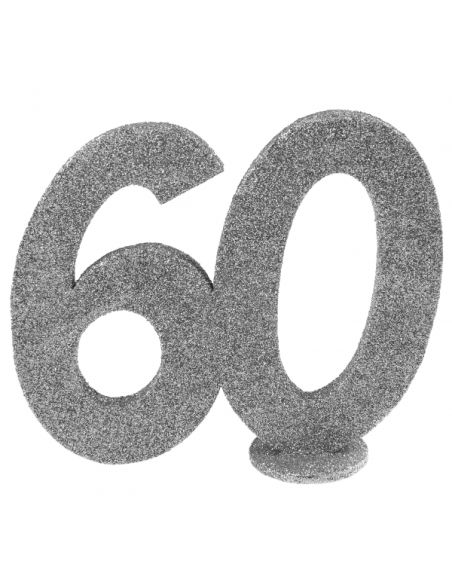 Chiffre Anniversaire argent 60 ans