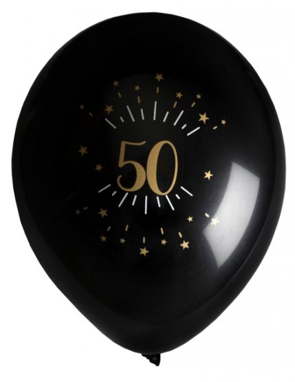 Ballon âge étincelant or 50 ans Faites La Fête Accessoires de décoration