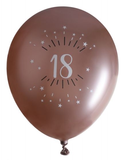 Ballon âge étincelant rose gold 18 ans Faites La Fête Accessoires de décoration