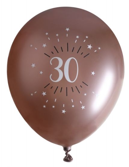 Ballon âge étincelant rose gold 30 ans Faites La Fête Accessoires de décoration