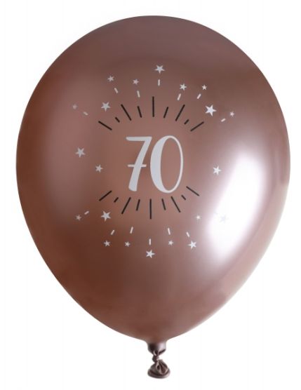 Ballon âge étincelant rose gold 70 ans Faites La Fête Accessoires de décoration