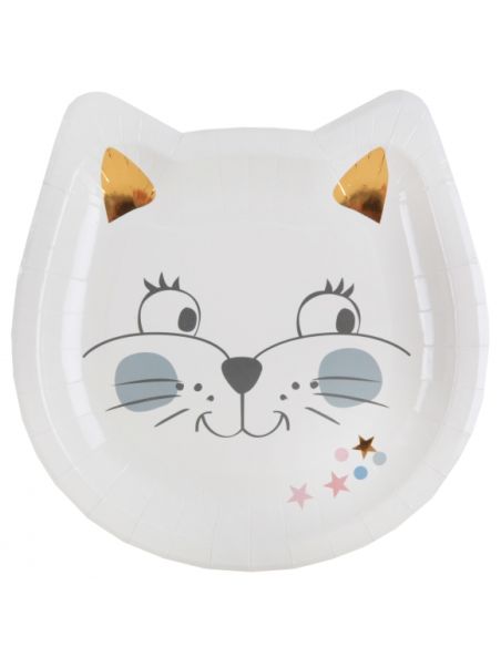 Assiette Kitty party Multicolore