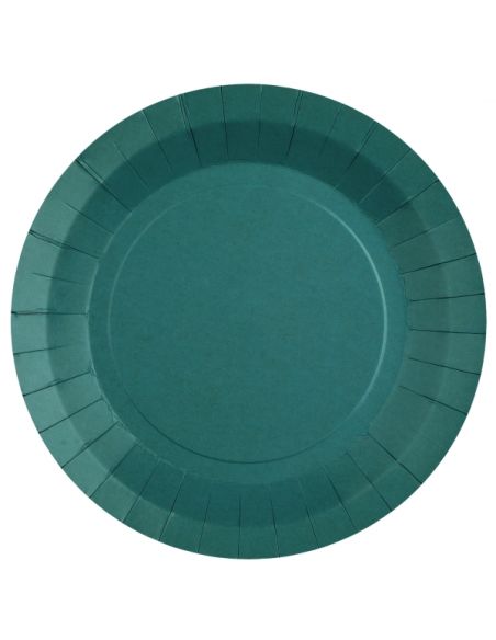 Grande assiette ronde Rainbow Bleu