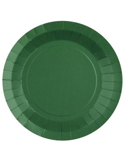 Grande assiette ronde Rainbow Vert Faites La Fête Anniversaire