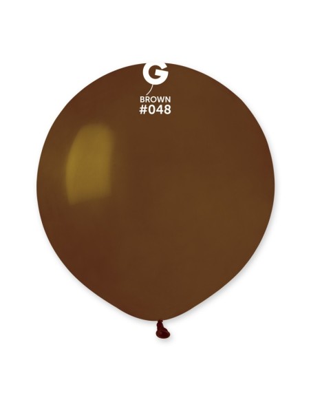 Sachet de 10 ballons 48 cm Chocolat