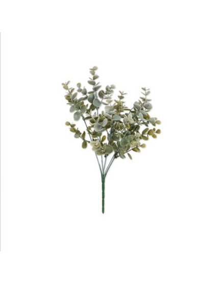 Bouquet Feuilles Eucalyptus Vert Blanchi 35cm Faites La Fête Accessoires de décoration