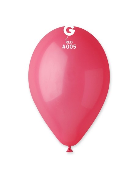 Sachet de 10 ballons standard rouge
