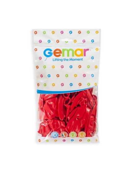 Sachet de 10 ballons 48 cm rouge Faites La Fête Ballons & Arches