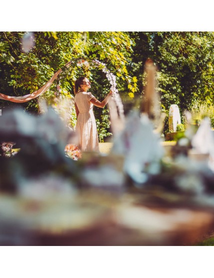 Guirlande De Fleurs De Cerisier Blanches 1.80M Faites La Fête Accessoires de décoration