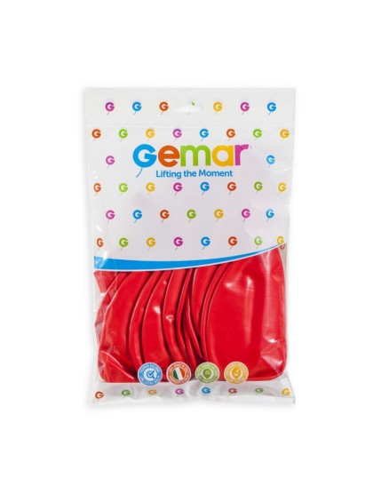 Sachet de 1 ballon géant rond rouge Faites La Fête Ballons & Arches