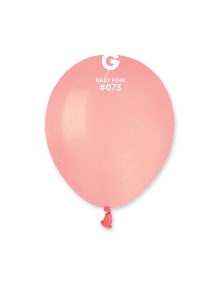 Sachet de 50 ballons 13 cm rose bébé