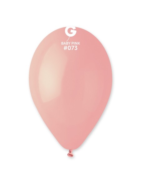 Sachet de 50 ballons standard rose bébé