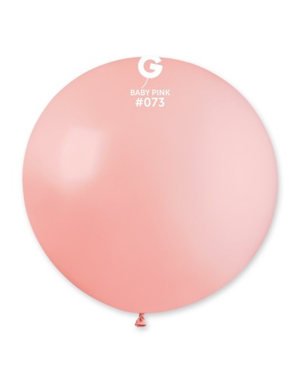 Sachet de 1 ballon géant rond rose bébé Faites La Fête Ballons & Arches