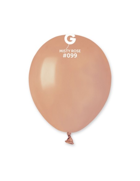 Sachet de 50 ballons 13 cm rose brumeux