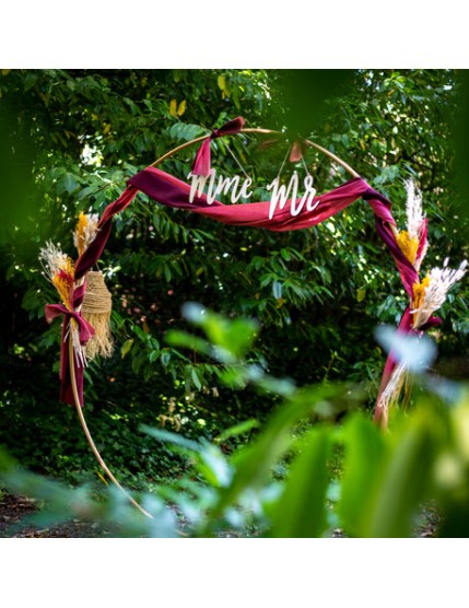 Arche Ronde Métal Or Diam 2M Faites La Fête A trier