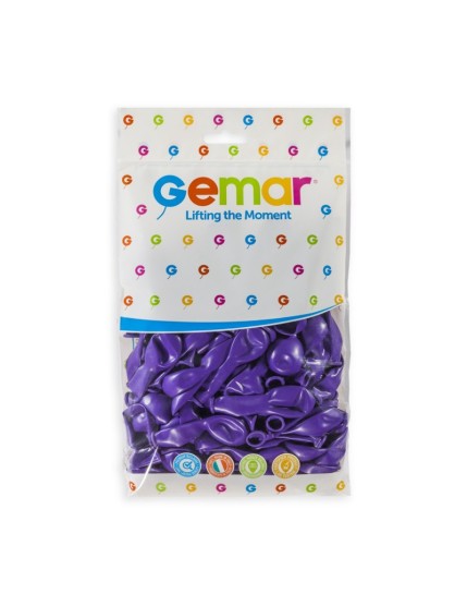 Sachet de 50 ballons 13 cm violet Faites La Fête Ballons & Arches