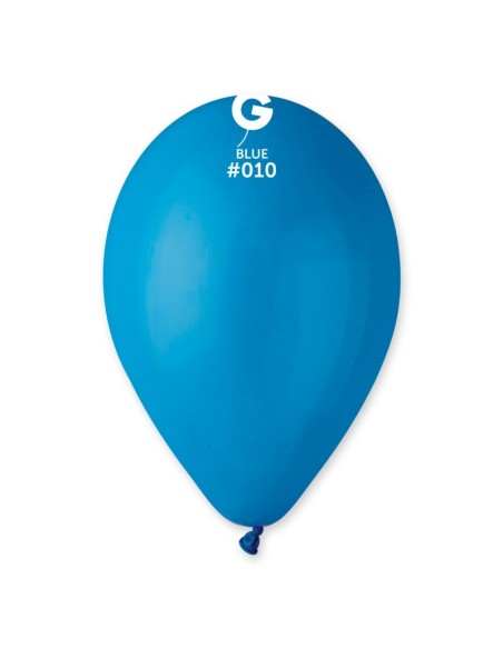 Sachet de 10 ballons standard bleu