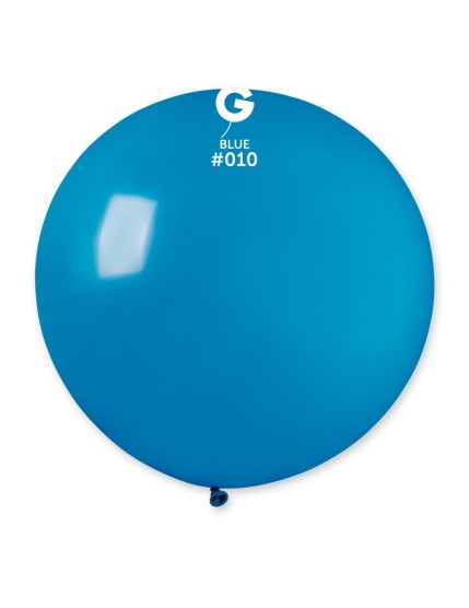 Sachet de 1 ballon géant rond bleu Faites La Fête Ballons & Arches