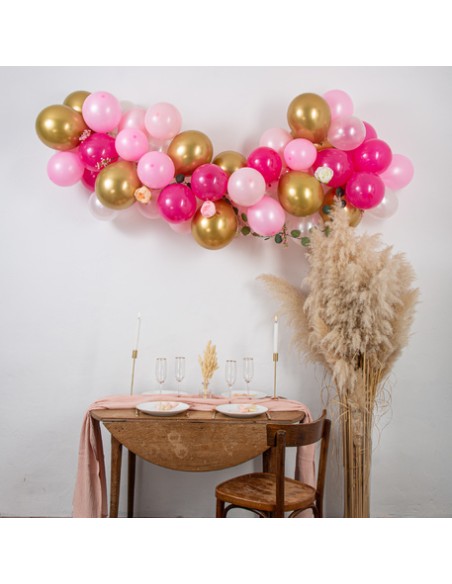 Kit Arche De 50 Ballons La Girly Pivoines Gypsophile Et Eucalyptus