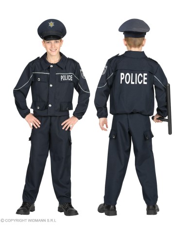 Déguisements Policiers Enfant - Garçon Choisissez votre taille 104 cm 2-3  Ans
