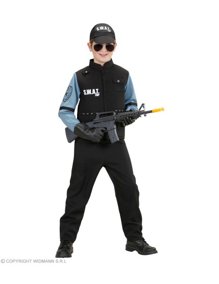 Déguisements SWAT FBI Agents Spéciaux Enfant - Garçon Choisissez votre  taille 128 cm 5-7 Ans