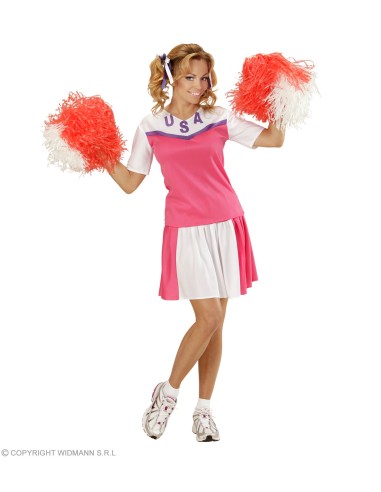 DEGUISEMENT CHEERLEADER POMPOM GIRL TAILLE 116