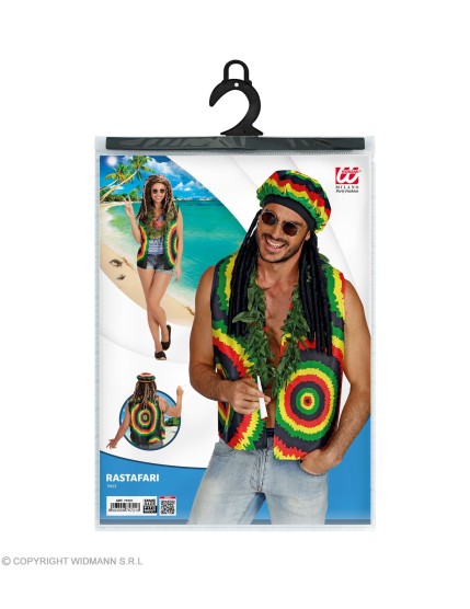 Éléments de vêtements Jamaïcains Rasta Reggae Adulte - Unisex GRP75721 Faites La Fête Elements de vêtements