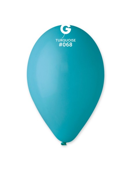 Sachet de 50 ballons standard turquoise