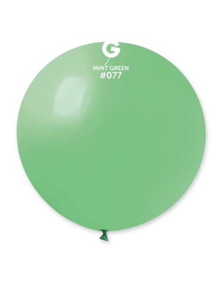 Sachet de 1 ballon géant rond menthe verte