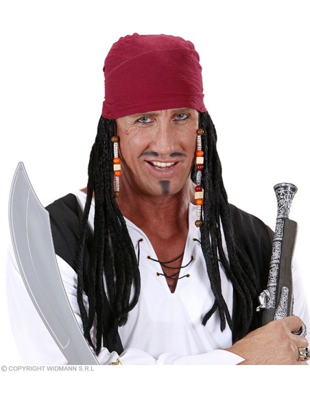 Perruques Pirate des Caraïbes Adulte - Homme GRPC8587