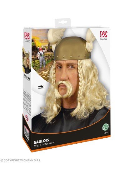 Perruques Vikings celtiques et Gaulois Adulte - Homme GRPV6263 Faites La Fête Perruques