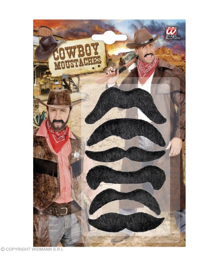 Barbes Moustaches Sourcils et Pattes Cowboy Adulte - Unisex GRP30707 Faites La Fête Barbes, Moustaches, Sourcils et Pattes