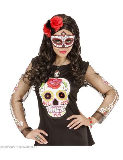 Loups Dia de los muertos Adulte - Femme GRP03851 Faites La Fête Loups