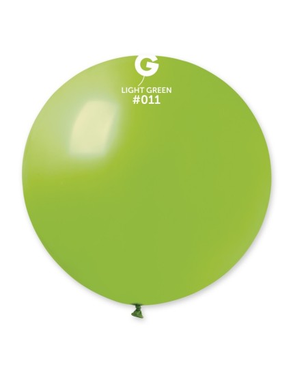 Sachet de 1 ballon géant rond vert clair Faites La Fête Ballons & Arches