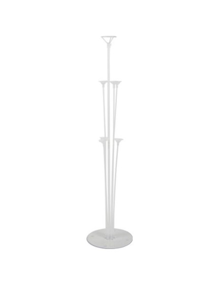 Centre de Table Support à Ballons 7 Tiges PVC Transparent Diam 16,6cm Faites La Fête Accessoires de décoration