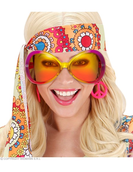 Lunettes Années 60 - Hippie et Reggae Adulte - Unisex GRP67142
