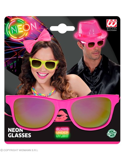 Lunettes Fluo Néon Adulte - Unisex GRP0333A Faites La Fête Lunettes