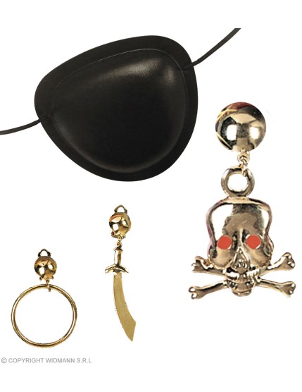 Bijoux Pirates Corsaires et Boucaniers Adulte - Unisex GRP2977P Faites La Fête Bijoux